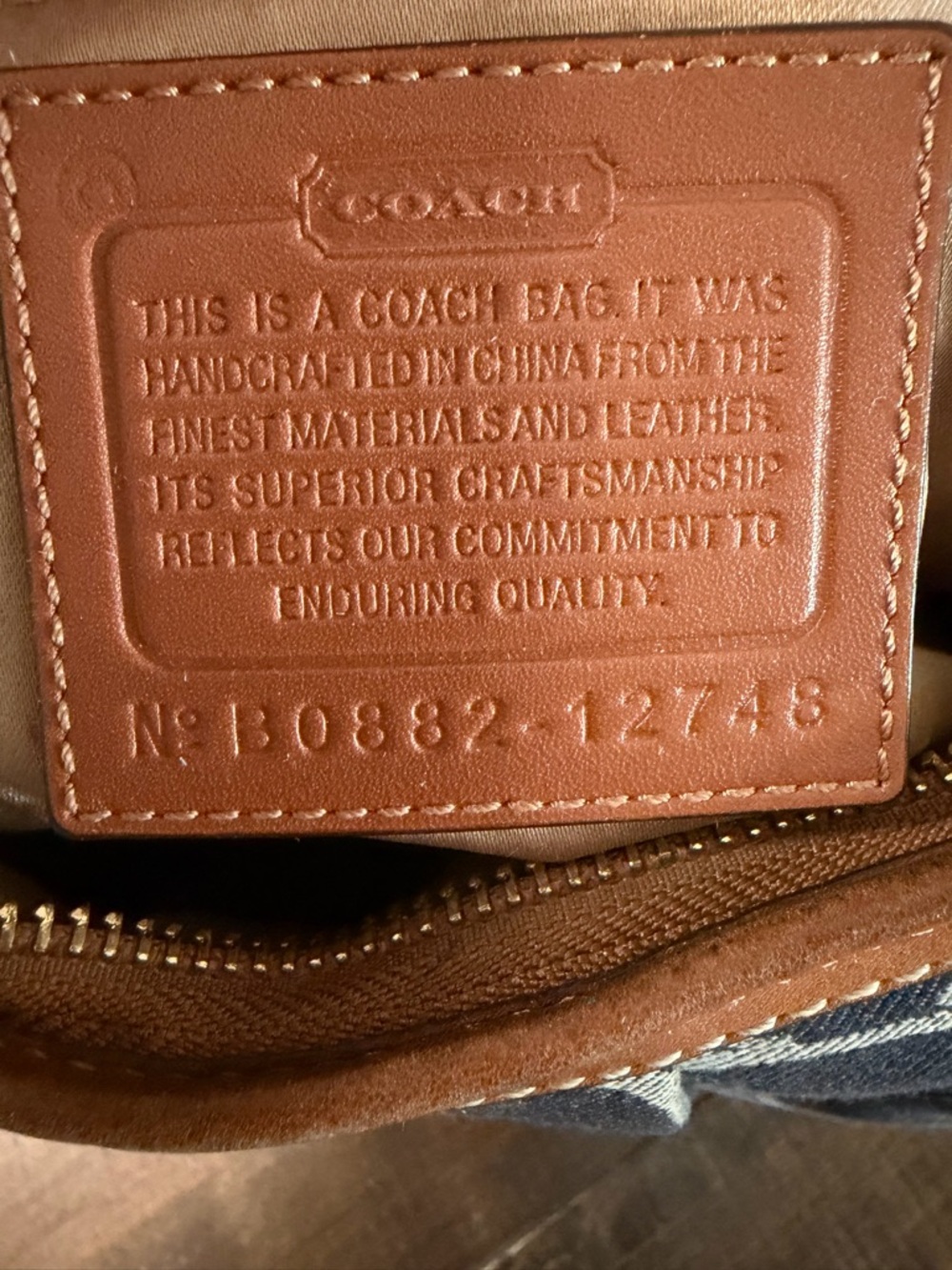Coach Y2K Signature Denim Ergo - Picture 13 of 13